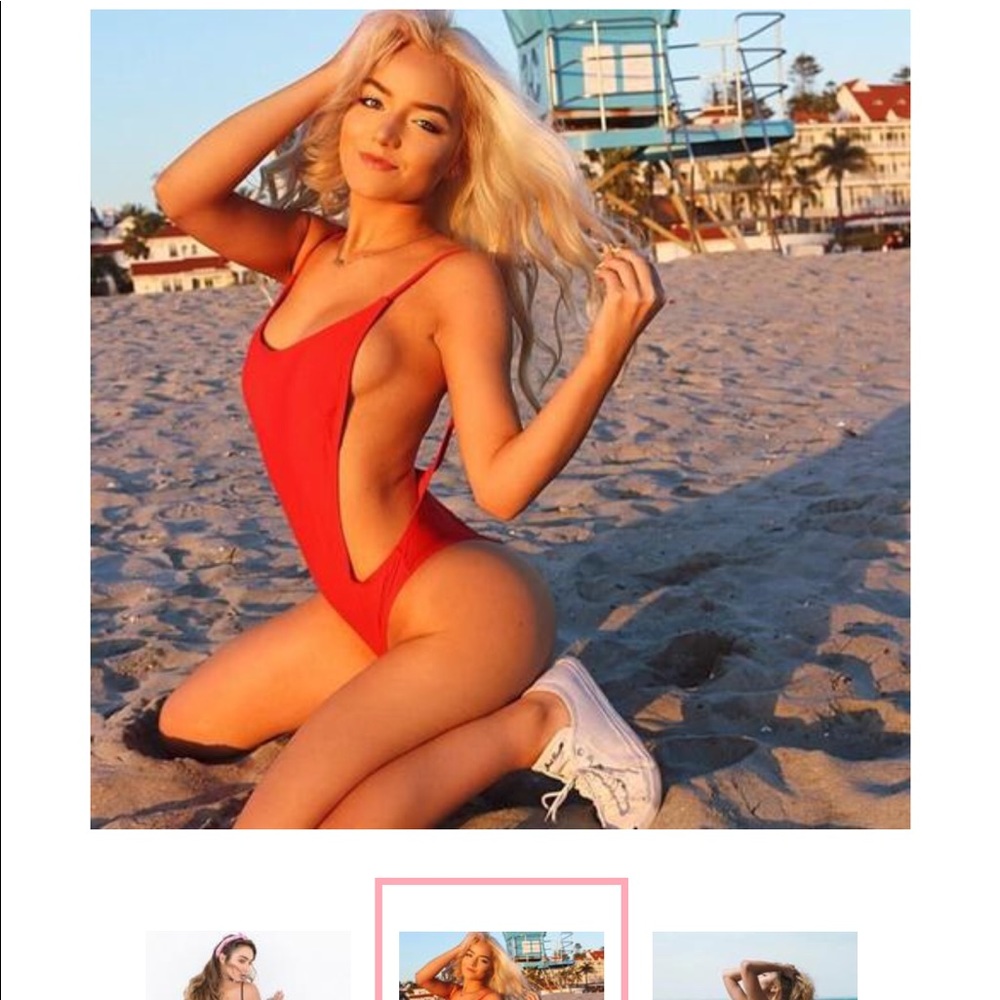 Red one piece small